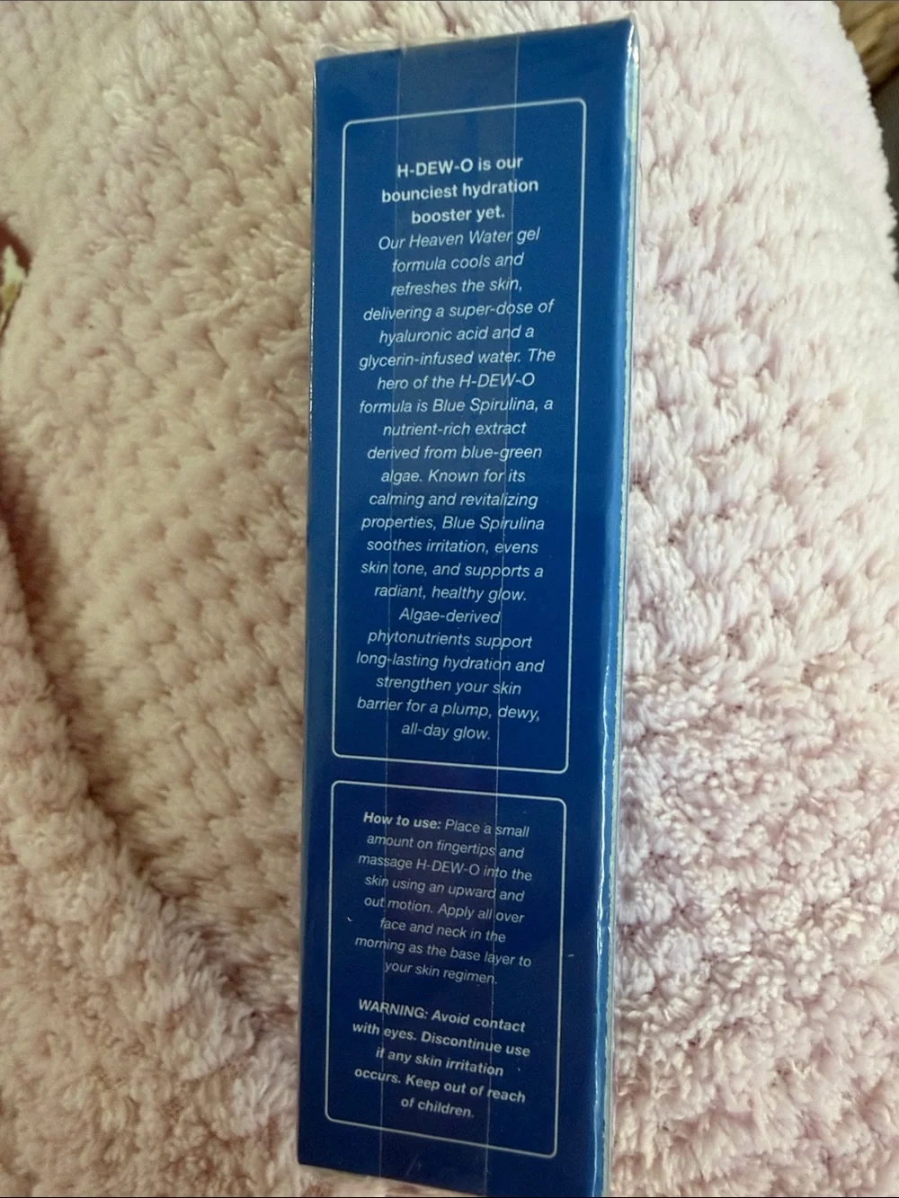 Dew of the Gods H-DEW-O Daily Gel Moisturizer - Blue